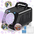 Miniatyrbild 2 av 8: Bubbelmaskin Automatisk Bubbelblåsare för Barn: Batteridriven Bubbelmaskin för Småbarn 1-3 | 20000+ Bubblor, Utomhusleksaker för P black