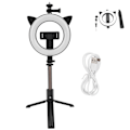 Miniatyrbillede 1 af 11: LED-fyldlys Bluetooth Live Streaming Selfie Ring Light Bærbar Makeup Justerbar Lys