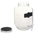 Miniatyrbilde 5 av 6: Glassbeholder 2 stk med stativ 2x4L
