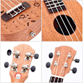 Miniatyrbillede 9 af 11: Bærbar holdbar 21\" Astronaut Design Mahogni Sopran Ukulele Gave
