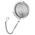 Miniatyrbilde 5 av 5: Te-sil med fint nett, 304 rustfritt stål te-sil te-infuser te-filter og te-brygger med utvidet kjede krok