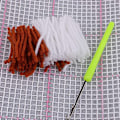 Miniatyrbild 4 av 6: Solroslåsningskrokset DIY-mattillverkningsset Sytapetserisatser Virkningsset Mattbroderikit Handgjorda hemdekorationer Mattor, 52X38cm