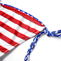 Miniatyrbild 7 av 7: Bikinis baddräkt set för kvinnor baddräkt triangel baddräkt slips string trosa American Flag S