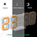 Miniatyrbild 4 av 6: Elektronisk LED-väckarklocka [Uppgraderad version], klockan kan justera LED-ljusstyrkan automatiskt på natten (vit/orange)