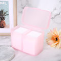 Miniatyrbilde 11 av 11: 2 Rutenett Neglelakk Oppbevaringsboks Neglelakkfjerner Pudeholder Organizer Holder Container CasePink