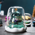 Miniatyrbillede 5 af 5: Søde krus julekaffekrus, tekopp, mælkekrus glas dobbeltvæggede isolerede glas espressokop