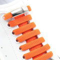 Miniatyrbilde 1 av 3: 2 par oransje skolisser spenne, ingen slips skolisser for barn og voksne, elastiske lisser for joggesko
