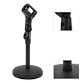 Miniatyrbild 11 av 11: Desktop Metal Tripod Fällbar Mikrofonstativ Justerbar Vinkel Disc Mikrofonfäste Hållare Stativ