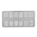 Miniatyrbillede 11 af 11: 6 stk. neglekunst stemplingsplader i rustfrit stål manicure billede skabelon DIY negle stencil værktøj