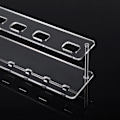 Miniatyrbild 4 av 5: 10 rutnät tandborste formade sminkborstar displayhållare stativ visningsställ (transparent)