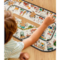 Miniatyrbild 4 av 4: Barnens pusselkognition, mänsklig geografi, dinosaurietransport, sovande skönhet bärbar presentask, 4-8 år gamla pojkar och flickor