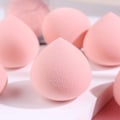 Miniatyrbilde 1 av 5: Sminke Svamp Pudder Puff Polyuretan Våt og Tørr Kombinert Skjønnhet Sminke Egg Rosa
