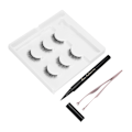 Miniatyrbild 6 av 11: Självhäftande eyeliner vatten eyeliner falska ögonfransar pincett sminkverktyg setE40 grön låda