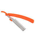 Miniatyrbillede 3 af 11: Foldet lige barberkniv manuel retro lige kant barberkniv uden blad til mænd