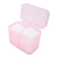 Miniatyrbilde 3 av 11: 2 Rutenett Neglelakk Oppbevaringsboks Neglelakkfjerner Pudeholder Organizer Holder Container CasePink
