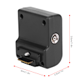 Miniatyrbild 9 av 9: Blixtskoadapter Konverter Kamera Trådlös Speedlite Flash Trigger Svart