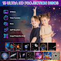 Miniatyrbillede 2 af 7: Galaxy Projektor, 13 i 1 HD Planetarium Galaxy Stjerneprojektor til Soveværelse, 360° Roterende Stjerneprojektor Galaxy Lys med Justerbar White