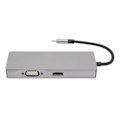 Miniatyrbild 10 av 11: 8 i 1 Typ C till VGA HD Multimedia Interface Hub Adapter PD Snabbladdning USB3.0 Hub