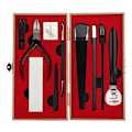 Miniatyrbild 1 av 11: 8 st rostfritt stål död hud callus remover set pedikyr manikyr nagelvård skärare verktygssats med förvaringslåda svart