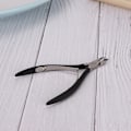 Miniatyrbillede 4 af 9: Rustfrit Negle Død Hud Saks Hård hud Neglebånd Fjerner Negleklipper Clipper Manicure Værktøj Sort