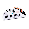 Miniatyrbild 7 av 11: Piano Keyboard för Barn Cartoon 22 Tangenter Tidig Utbildning Djur Småbarn Elektroniskt Piano Leksaker Zebra Stil