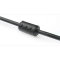 Miniatyrbilde 2 av 5: 3 meter svart USB standard 2.0 firkantet port utskrift kabel kabel skriver datakabel alle kobberbånd magnetisk ring skjold, 5-pakning
