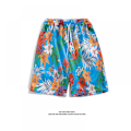 Miniatyrbild 1 av 4: Herrshorts med färgglada tryck för män, badbyxor för varm sommar, sport, löpning, badkläder med meshfoder - DK7009