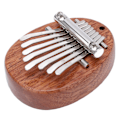 Miniatyrbillede 9 af 11: Mini Tommelfingerklaver Massivt Træ Slidstærkt Bærbart Vidunderlige Lyde Kalimba til Børn