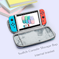 Miniatyrbild 5 av 6: Nintendo Switch/Switch Lite Gradient Förvaringsväska Bärväska Med Bärbar NS-tillbehör Med Fäste (Blå Grön)