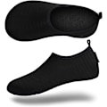 Miniatyrbillede 3 af 7: AVEKI Vandsportssko Barfodet Hurtigtørrende Aqua Yogasokker Slip-on til Mænd Kvinder, Sort, Størrelse: 44-45