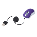 Pikkukuva 3 / 3: Retractable Cord Mini Mouse Office Home Mouse for Laptop or Desktop, USB Computer Mouse Wired with Optical Sensor and 1200 DPI - Comfortable Wired Mo