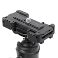 Miniatyrbild 9 av 9: Svart bärbar mini 5-växlad justerbar skrivbordsstöd fäste stativ för smartphone rörelsekamera DSLR