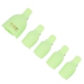 Miniatyrbillede 3 af 11: 5 stk. Gel Polish Remover Clips Hjemmesalon Tånegl UV Gel Soak Off Cap Wrap Neglekunst VærktøjGrøn