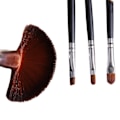 Miniatyrbillede 3 af 6: Real Perfection Makeup Brushes 7pcs Makeup Brushes Set med 1 Eyebrow Razor Premium Syntetiske Foundation Brushes Blending Face