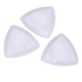 Miniatyrbilde 5 av 11: 3 stk LED-gitarplekter, hvite, grønne, lilla, lysende plekter for elektriske akustiske gitarer, bass, ukulele