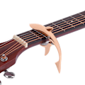 Miniatyrbild 9 av 10: Zink-legering hajdesign gitarr capo snabbväxlingsklämma nyckelutlösning (roséguld)