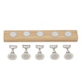 Miniatyrbillede 8 af 11: Magnetisk neglevisning stativ log legering DIY træning fingernegl display holder til skønhedssalon