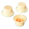 Miniatyrbild 9 av 11: 3 st gitarrkontrollknoppar 1 volym 2 ton passform topp plast set kit instrument tillbehör ersättning gul