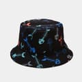 AVEKI Packable Reversible Sea Animals Printed Fisherman Bucket Sun Hat, Many Patterns