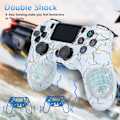Miniatyrbillede 3 af 7: Dotpet PS4 Controller, Trådløs Controller Kompatibel med PS4/PS4 Pro/PS4 Slim/PC med Touch Panel/Audio Funktion/6-Axies Sensor/