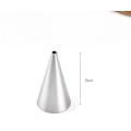 Miniatyrbilde 2 av 5: Profesjonelle store rørformede dyser, 23 stk rustfritt stål sømløse glasur rørformede dysetipssett for cupcakes og baking, 1 koblinger