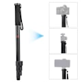 Miniatyrbild 4 av 11: Aluminiumlegering Bärbar Retraktil Monopod Selfie Stick Fäste Stöd Stång för SLR-kamera(P264A)