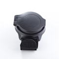 Miniatyrbillede 4 af 5: Arm Rear View Mirror Cykel Bag 360 Graders Roterende Spejl-Sort (En Pakke)