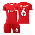 Miniatyrbillede 1 af 2: 2023-2024 Liverpool Børnefodbolddragtsæt - Nr. 6 THIAGO#M No.6 THIAGO #M