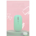 Miniatyrbillede 2 af 4: Bluetooth-mus, genopladelig trådløs mus til Macbook Pro, Bluetooth-trådløs mus til bærbar computer (mørkegrøn nat)