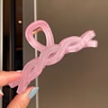 Pikkukuva 7 / 7: Hiuspinni Frosted Simple Temperament Hiuspinni Hai Clip Takana Päässä Hiukset 3 Kpl -----Keltainen