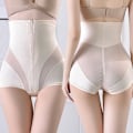 Miniatyrbild 2 av 5: Kvinnor Hög Midja Vadderad Höftförstärkare Shapewear Shorts Stjärtlyftare Kontroll Knickers Formning Trosor Underkläder-Guld-L-(50~55KG)
