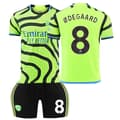 2324 Arsenal borta grön tröja set No.8 ØDEGAARD 16