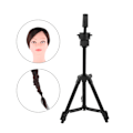Miniatyrbilde 8 av 11: Tripod Parykkhode Formholder Stativbrakett Aluminiumlegering Falsk Hodefasong Stativ Svart