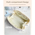 Miniatyrbillede 2 af 5: Pencil Pouch Multi-Layer Stor Kapacitet Capybara Print Særpræget Sjov Sød (Beige-2) A